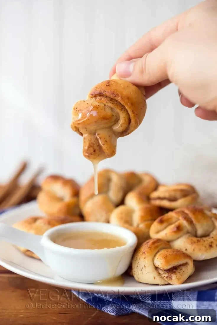 Vegan Cinnamon Knots