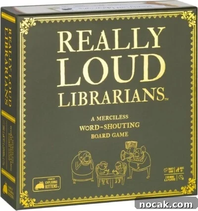 2025 Holiday Gift Guide: Top Picks for Every Recipient 22 Box for the board game Really Loud Librarians, subtitled A Merciless Word-Shouting Board Game.