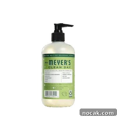2025 Holiday Gift Guide: Top Picks for Every Recipient 35 A bottle of Mrs. Meyer’s Clean Day liquid hand soap with a pump.
