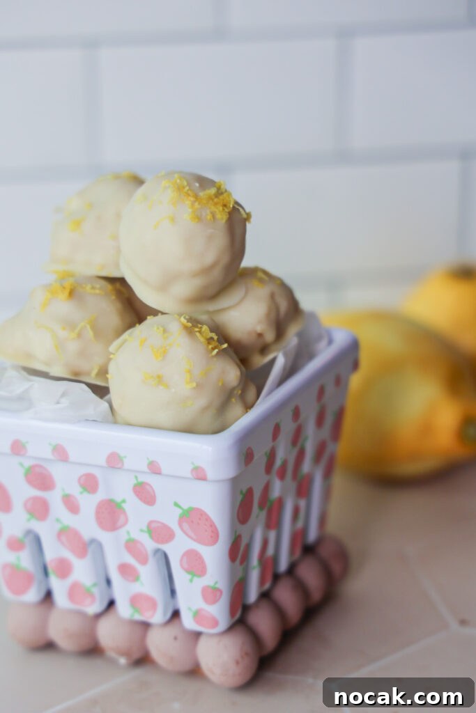 Zesty Lemon Truffles: Creamy Citrus Chocolate Bites 3 A bowl of lemon truffle dough