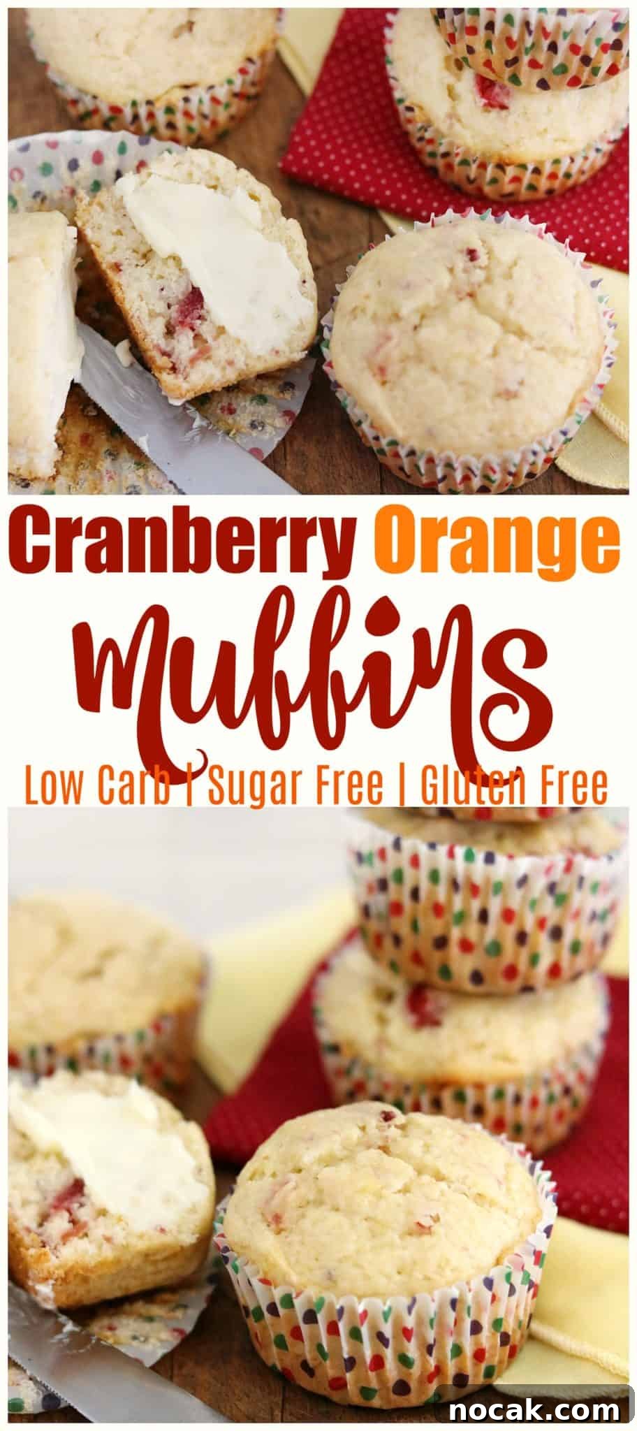 Cranberry Orange Muffins with Low-Carb Recipe 7 low carb cranberry orange muffins