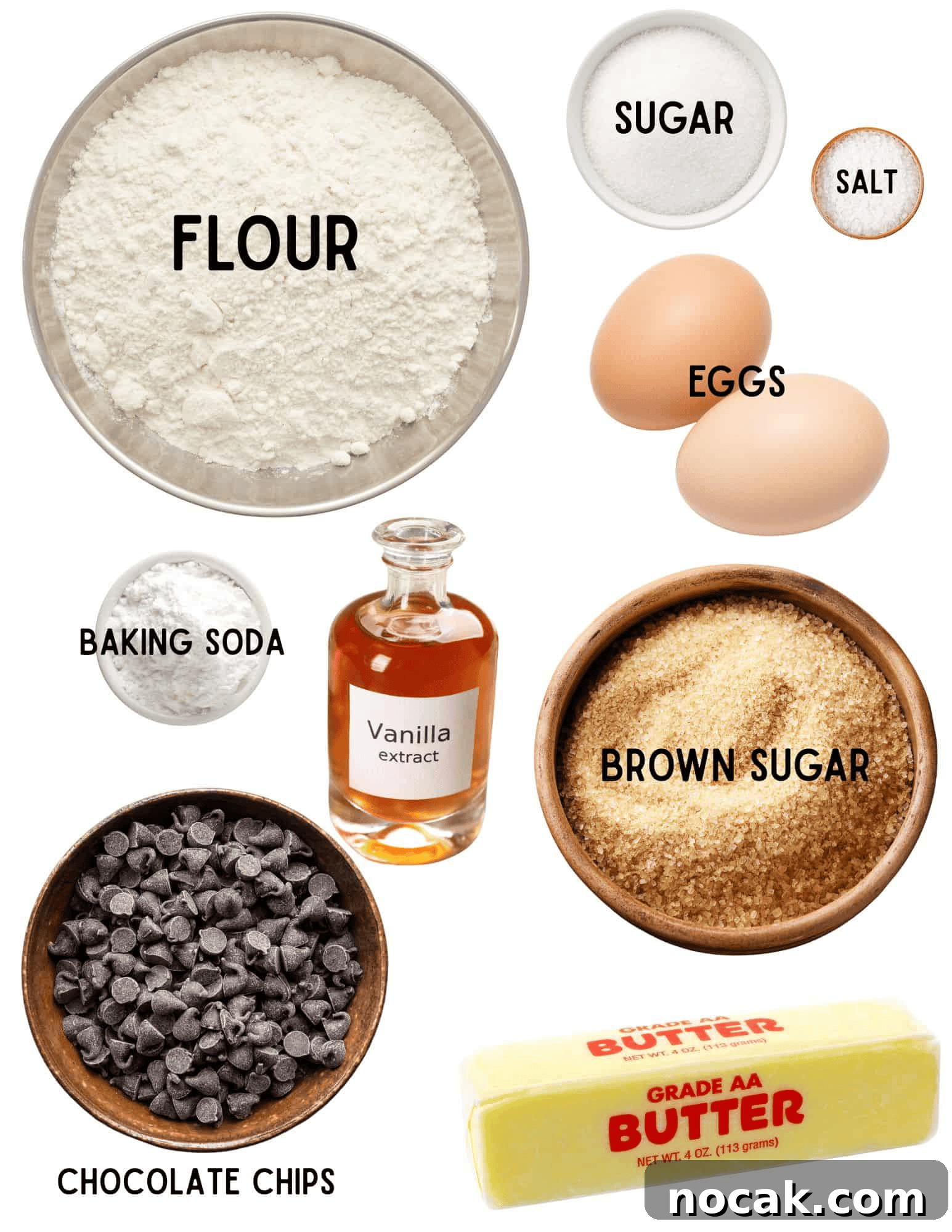 Mrs. Fields Blue Ribbon Chocolate Chip Cookie Recipe 4 ingredients list