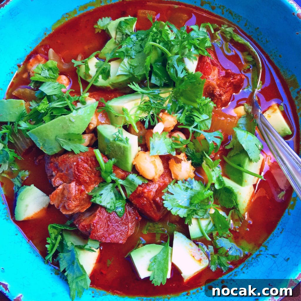 Hominy: What It Is and How to Cook with It 8 Posole Rojo with Pork - www.keviniscooking.com