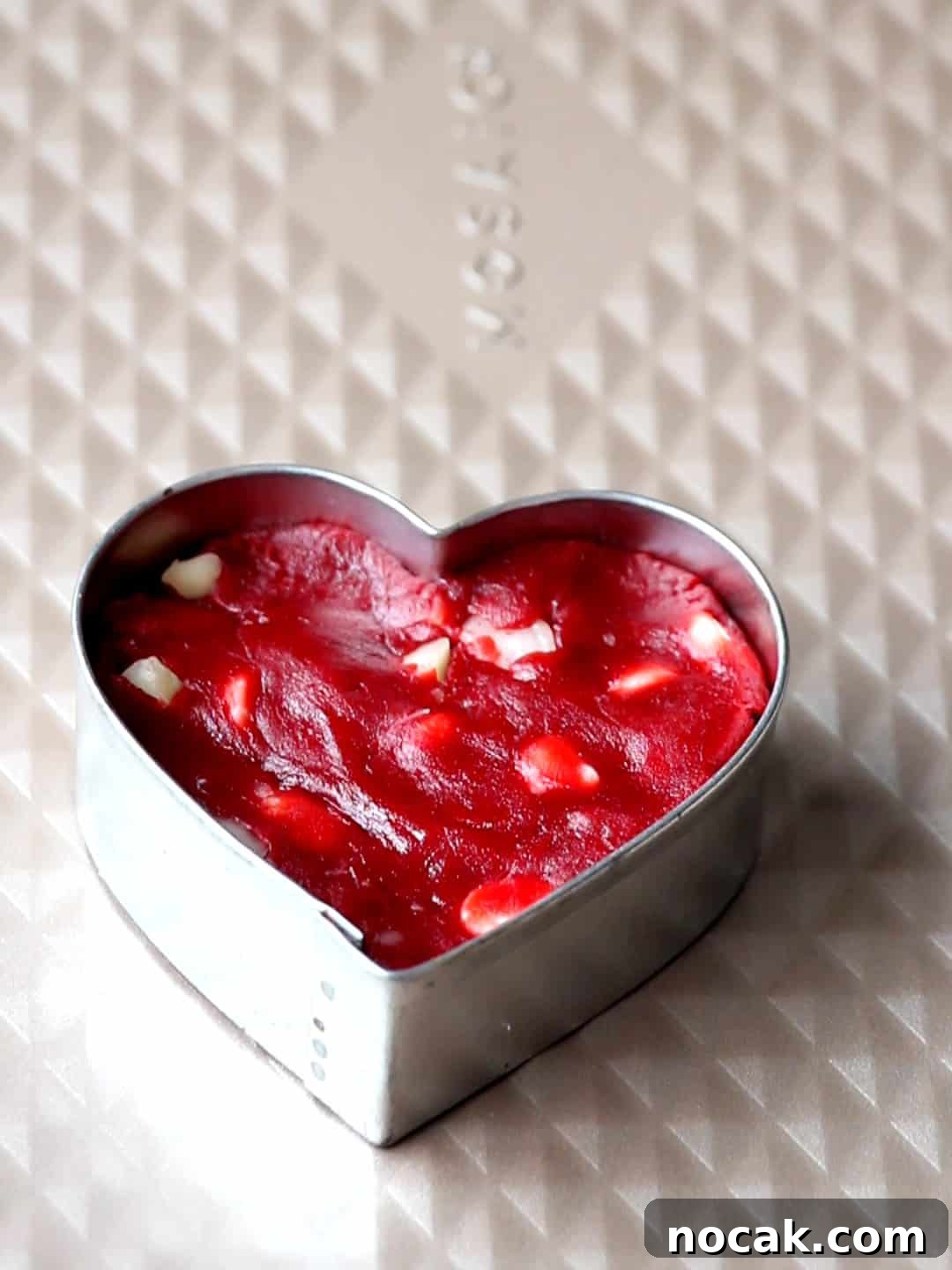 Red Velvet Heart Cookies: Soft Valentine’s Day Treats 10 shaping heart cookie with cookie cutter