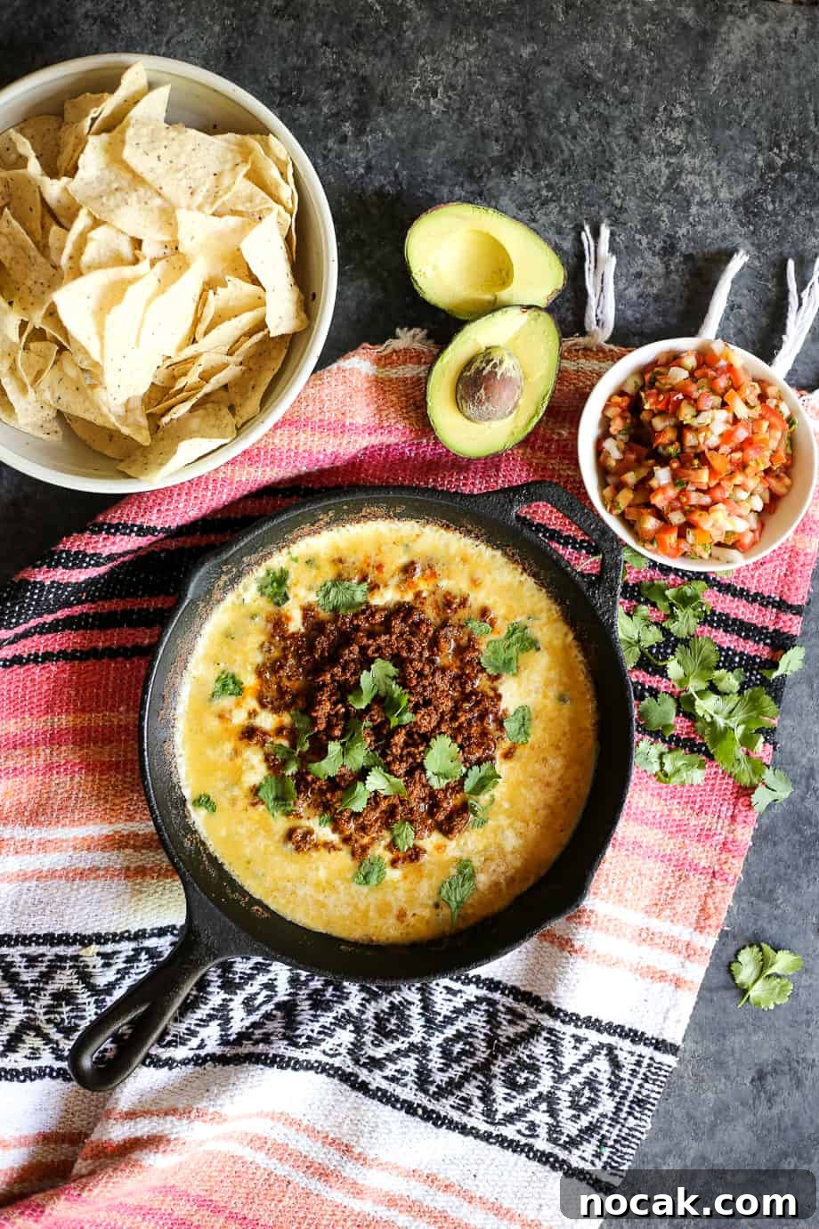 Queso Fundido with Chorizo