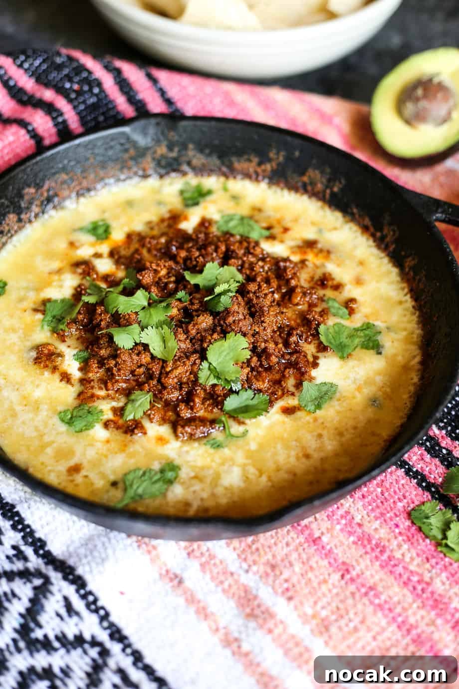 Queso Fundido with Chorizo