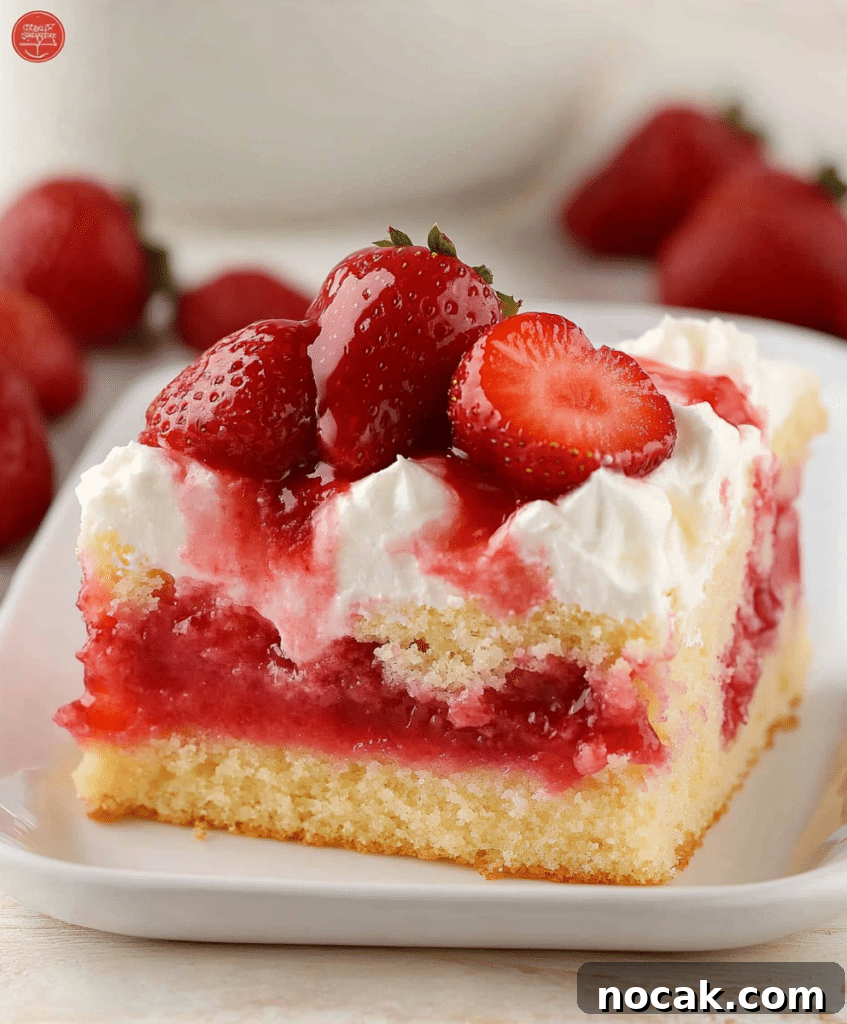 Strawberry Shortcake Sheet Cake: Moist Summer Dessert Recipe 4 img 89575 3
