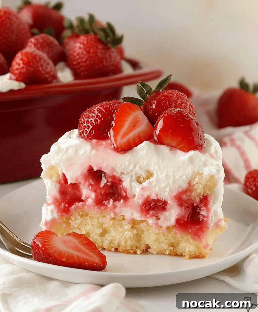 Strawberry Shortcake Sheet Cake: Moist Summer Dessert Recipe 5 img 89575 4