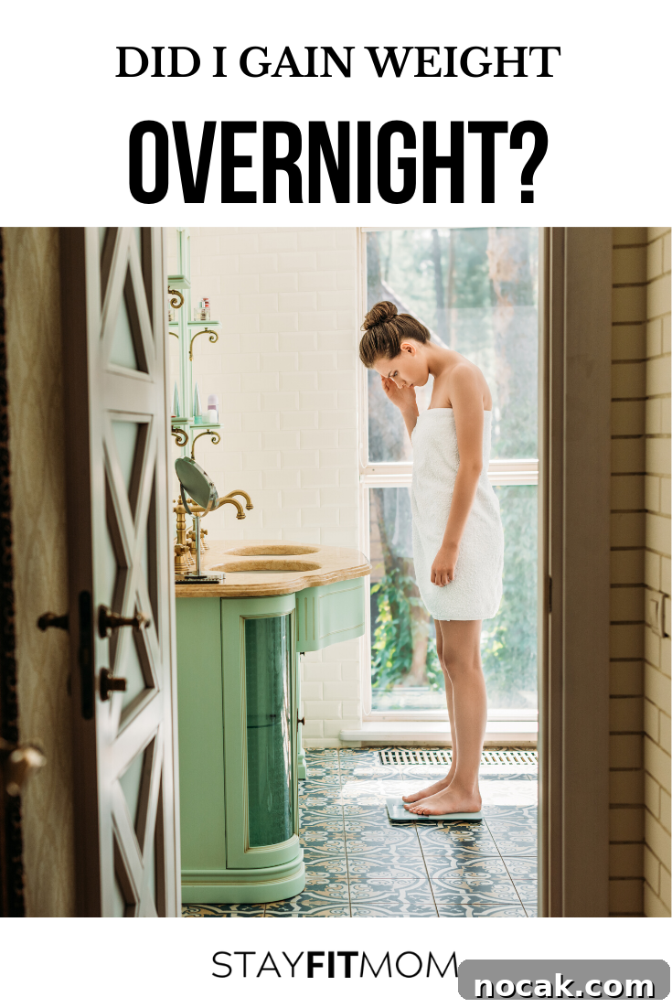 Why Does Your Weight Fluctuate Day to Day? 2 Don't stress if you see the scale jump up overnight! #stayfitmom #weightloss #macrodiet #iifym