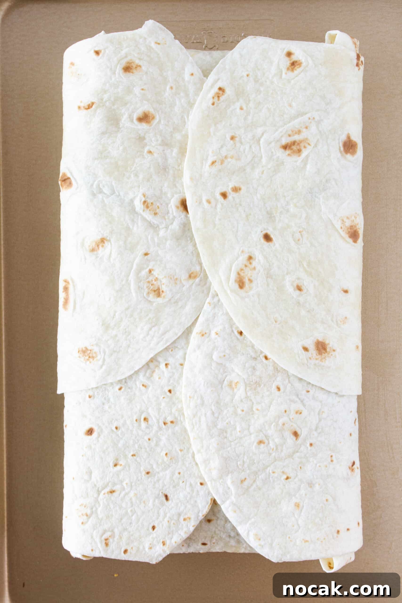 Sheet Pan Breakfast Quesadillas Recipe featured by top US food blogger, Practically Homemade
