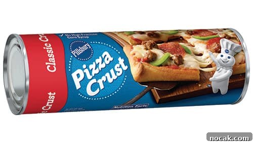 can of pillsbury pizza crust.