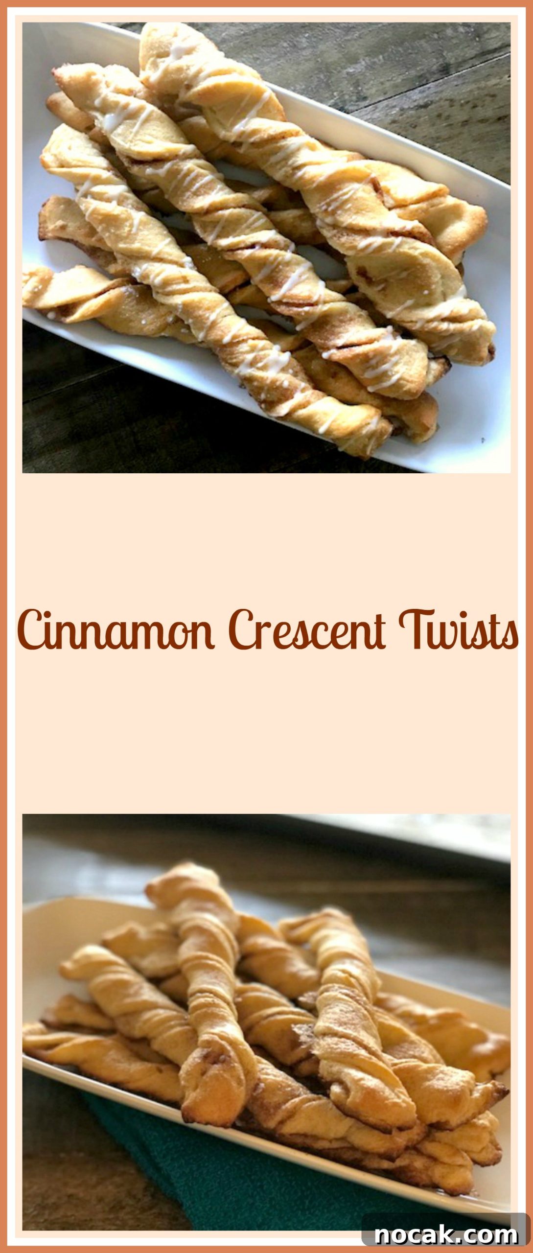 Close-up cinnamon twist