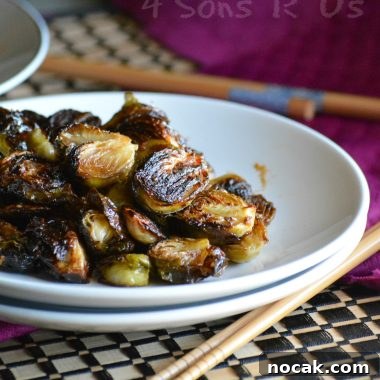 Crispy Asian Glazed Brussels Sprouts
