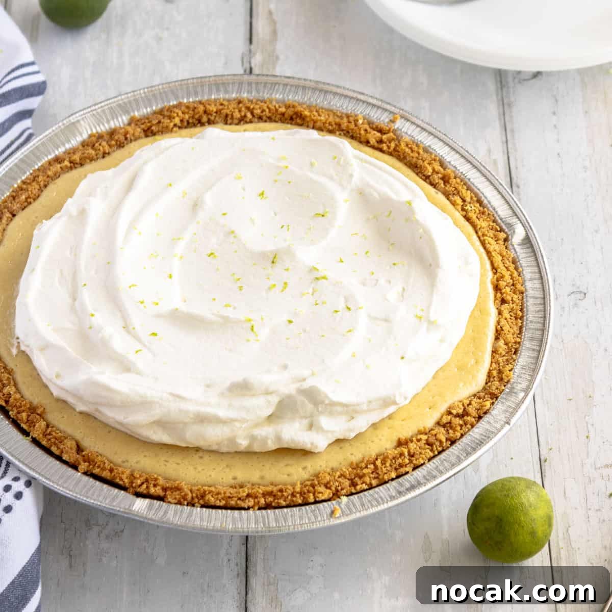 How to Meal Prep Your Thanksgiving Dinner 8 Key lime pie ready to eat.