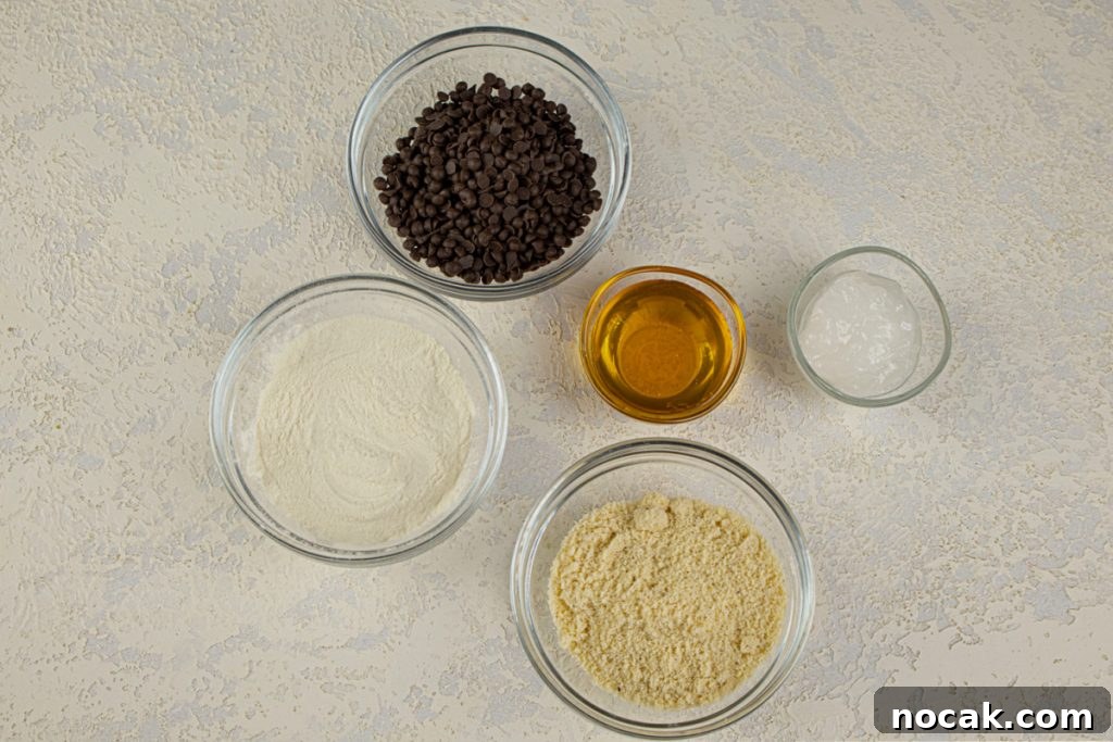 Ingredients for cookie dough bark