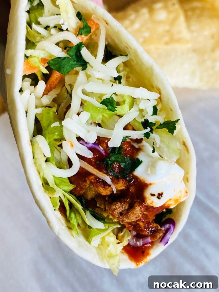 Air Fryer Crispy Shrimp Tacos with Tangy Lime Slaw 6 Crispy shrimp tacos with refreshing drink
