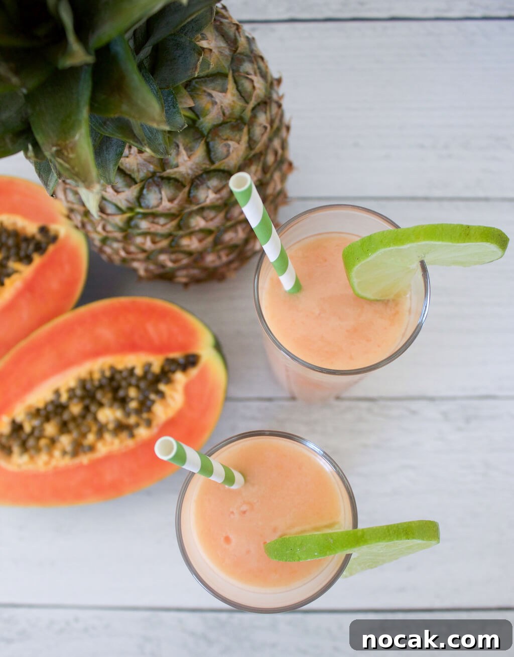 Papaya Piña Colada Papaya Piña Colada